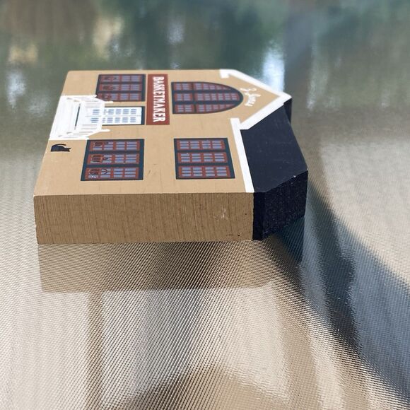 The Cat's Meow Z. JONES BASKETMAKER Wood Building  Shelf Sitter Liberty St. - Picture 6 of 6